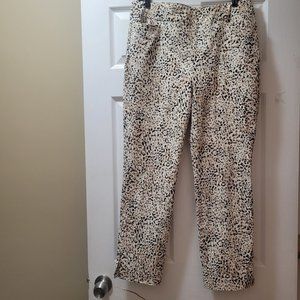 Chico's Brigitte Basic Slip Ankle slacks/Pants with elastic waist band, Size 15R